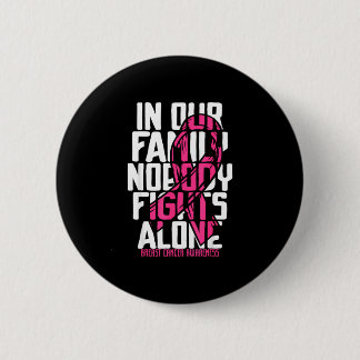 Breast cancer support pink breast cancer awareness button
