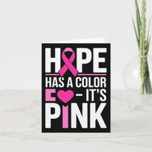 Breast Cancer Support Pink October Breast Cancer A Card