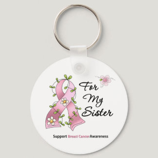Breast Cancer Support Sister Keychain