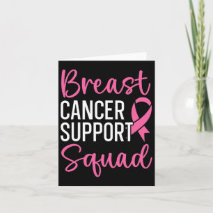 Breast Cancer Support Squad Breast Cancer Awarenes Card
