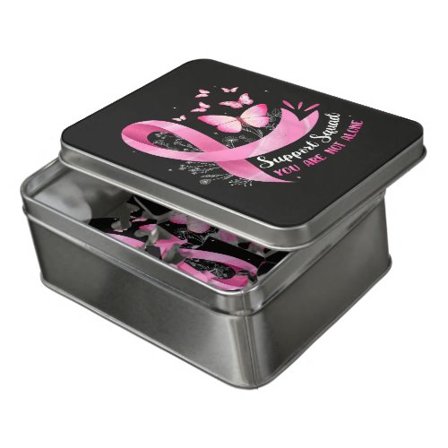 Breast Cancer Support Squad You Are Not Alone Jigsaw Puzzle
