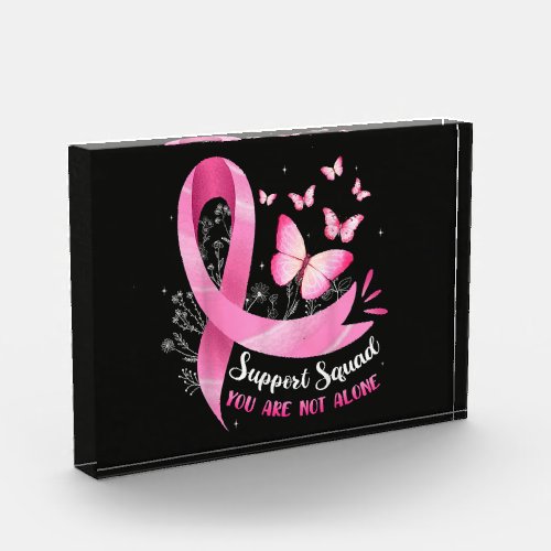 Breast Cancer Support Squad You Are Not Alone Photo Block