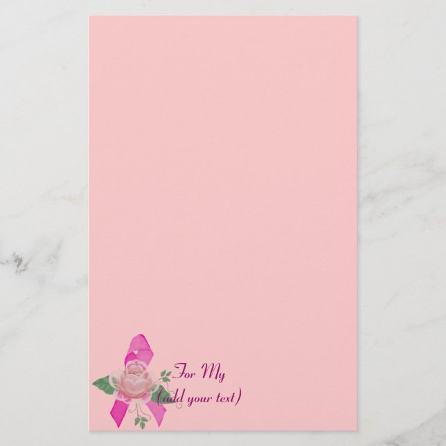 Breast Cancer Support Stationery (Front)