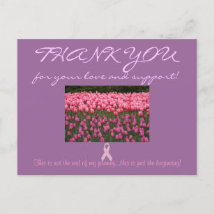 Breast Cancer Support "Thank You" Card