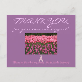 Breast Cancer Support "Thank You" Card