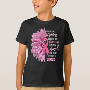 Breast Cancer Support The Fighters Gift For Her T-Shirt