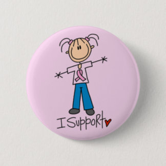 Breast Cancer Support Tshirts and Gifts Button