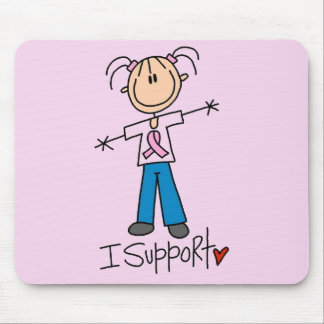 Breast Cancer Support Tshirts and Gifts Mouse Pad