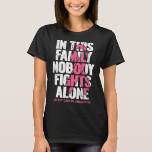 Breast Cancer Support Vintage Family Breast Cancer T-Shirt