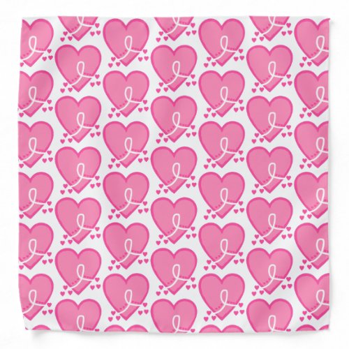 Breast Cancer Survival Heart Bandana