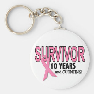 Breast Cancer Awareness Disciples Cross Key chain 