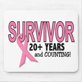 BREAST CANCER SURVIVOR 20  Years & Counting Mouse Pad
