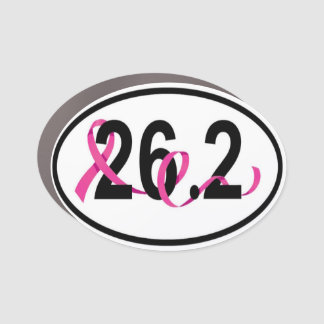 Breast Cancer Survivor 26.2 Car Magnet - CHARITY