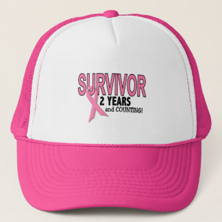 BREAST CANCER SURVIVOR 2 Years & Counting Trucker Hat