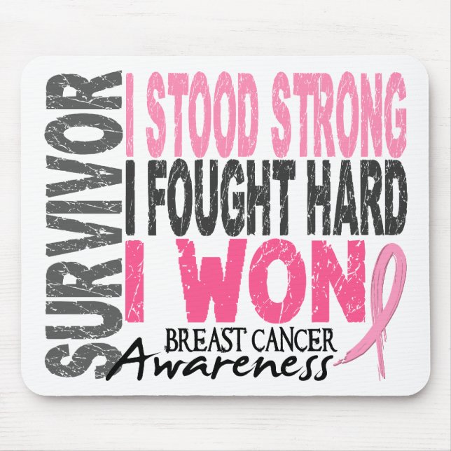 Breast Cancer Survivor 4 Mouse Pad (Front)