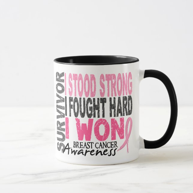 Breast Cancer Survivor 4 Mug (Right)