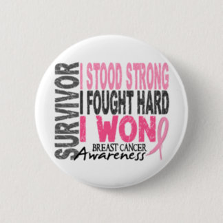 Breast Cancer Survivor 4 Pinback Button