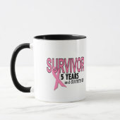 BREAST CANCER SURVIVOR 5 Years & Counting Mug (Left)