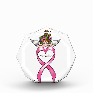 Breast Cancer "Survivor" Angel Acrylic Award