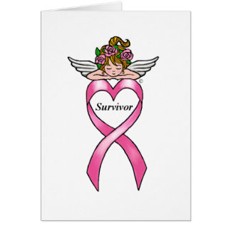 Breast Cancer "Survivor" Angel Cards