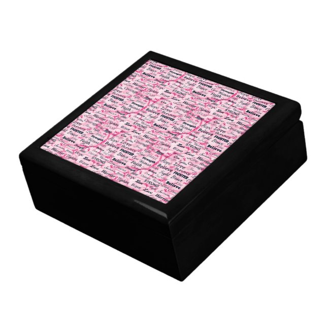 Breast Cancer Survivor Awareness  Gift Box (Side)