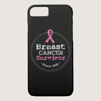 Breast Cancer Survivor Awareness Since 2009 iPhone 8/7 Case