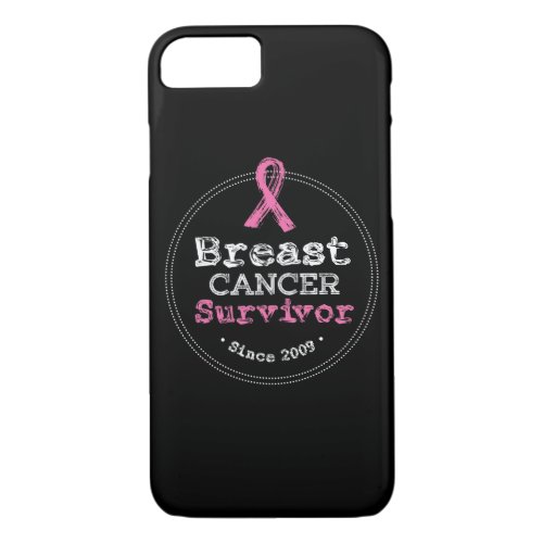 Breast Cancer Survivor Awareness Since 2009 iPhone 87 Case