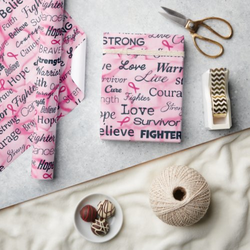 Breast Cancer Survivor Awareness Wrapping Paper