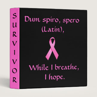 Breast Cancer Survivor Binder
