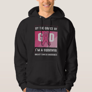 Breast Cancer Survivor By God’s Grace Christian Hoodie