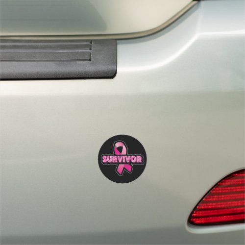 Breast Cancer Survivor  Car Magnet
