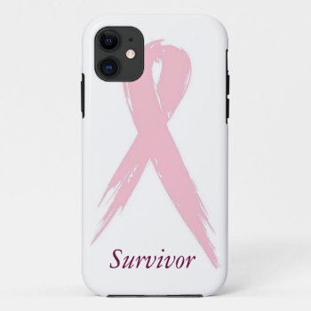 Breast Cancer Survivor Iphone 11 Case by elizdesigns at Zazzle