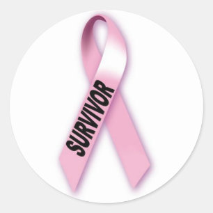 Breast Cancer Survivor Classic Round Sticker