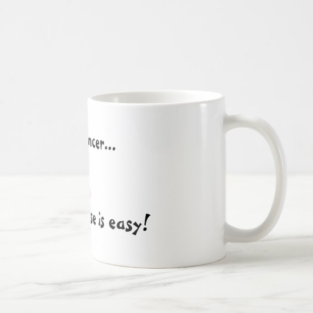 Breast cancer survivor coffee mug (Right)