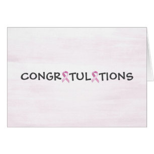 Breast Cancer Survivor Congratulations