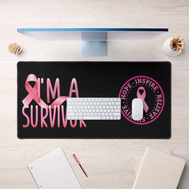 Breast Cancer Survivor Desk Mat (Office 1)