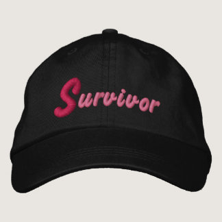 Breast Cancer Survivor Embroidered Baseball Hat