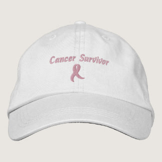 Breast Cancer Survivor Embroidered Hat