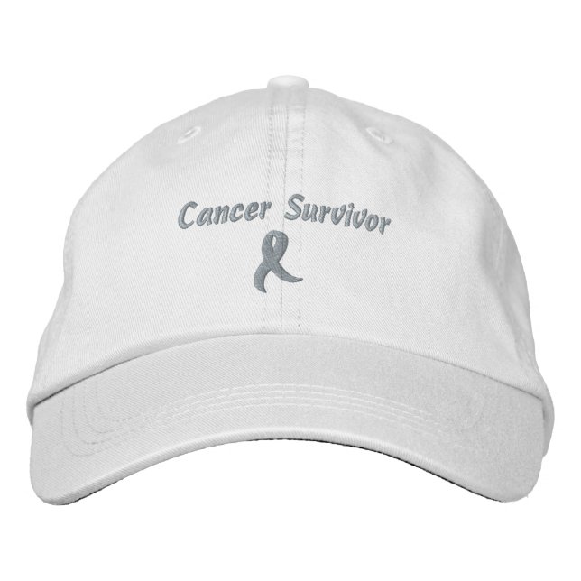 Breast Cancer Survivor Embroidered Hat (Front)