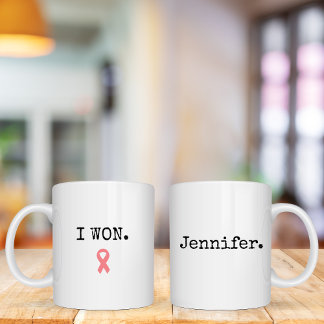 Breast Cancer Survivor Fighter Encouragement Gift Coffee Mug