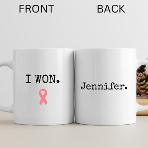 Breast Cancer Survivor Fighter Encouragement Gift Coffee Mug
