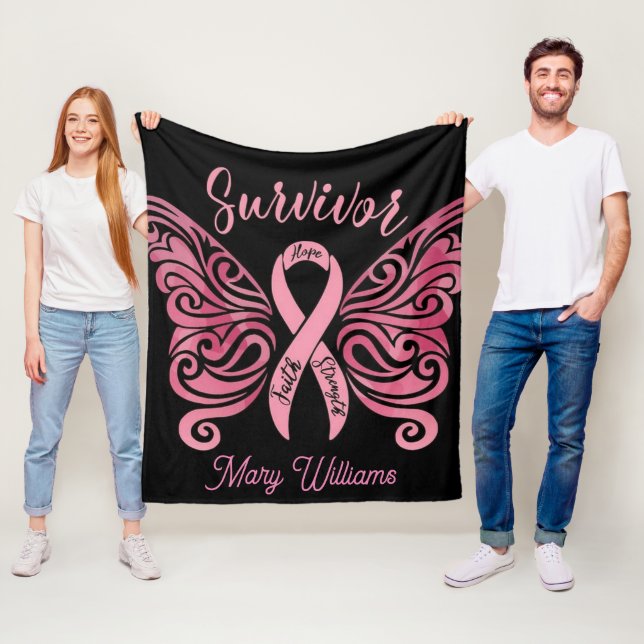 Breast Cancer Survivor  Fleece Blanket (In Situ)