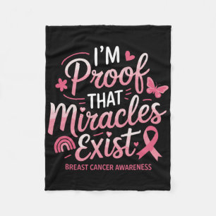Breast Cancer Survivor Fleece Blanket