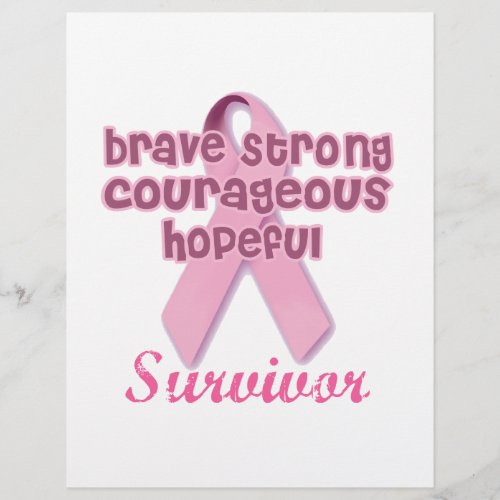 Breast Cancer Survivor Flyer