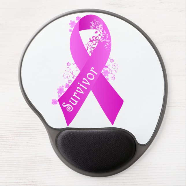 Breast Cancer Survivor Gel Mouse Pad (Front)