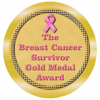 Breast Cancer Survivor Gold Medal Award Statuette