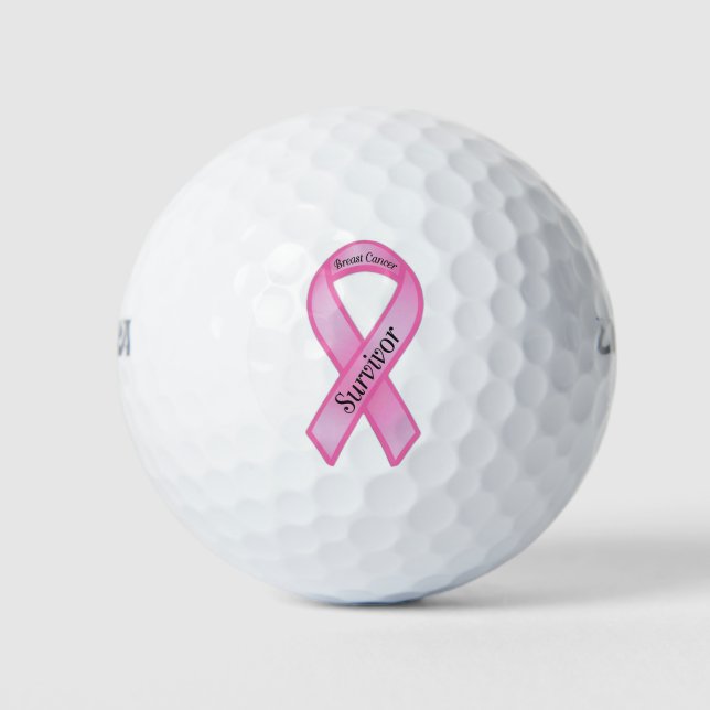 Breast Cancer Survivor Golf Balls (Front)