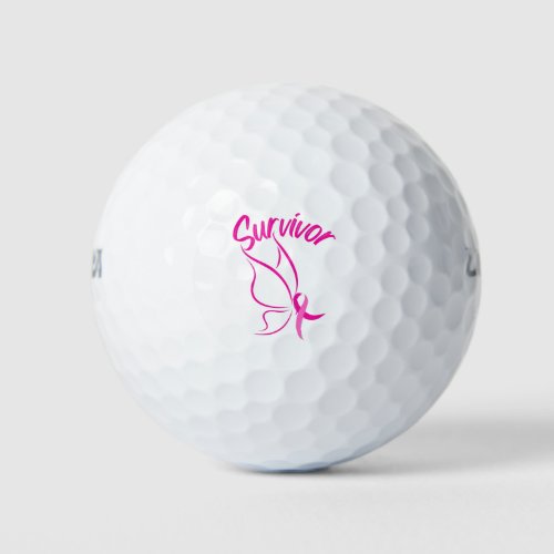 Breast Cancer Survivor Golf Balls