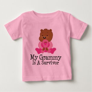 Breast Cancer Survivor Grammy Baby T-Shirt