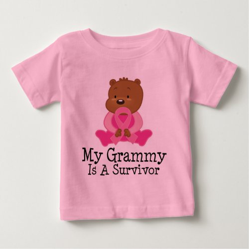 Breast Cancer Survivor Grammy Baby T_Shirt